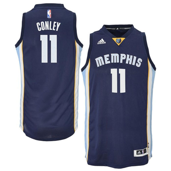 Memphis Grizzlies #11 Mike Conley 2014 15 New Swingman Road Blue Jersey